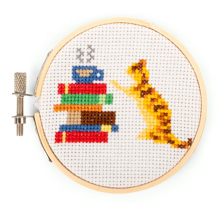 Produktbild: Cat Mini Cross Stitch Embroidery