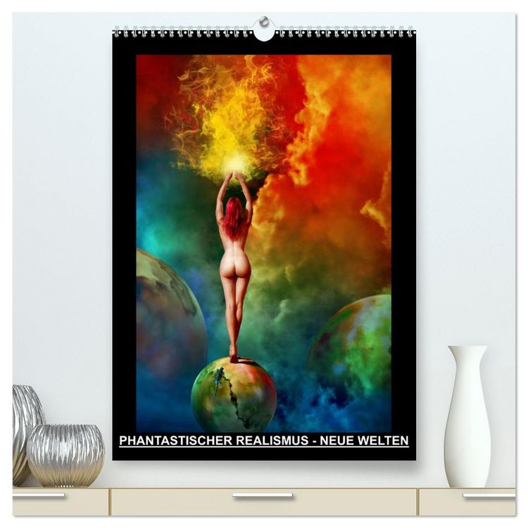 Produktbild: PHANTASTISCHER REALISMUS - NEUE WELTEN (hochwertiger Premium Wandkalender 2026 DIN A2 hoch), Kunstdruck in Hochglanz