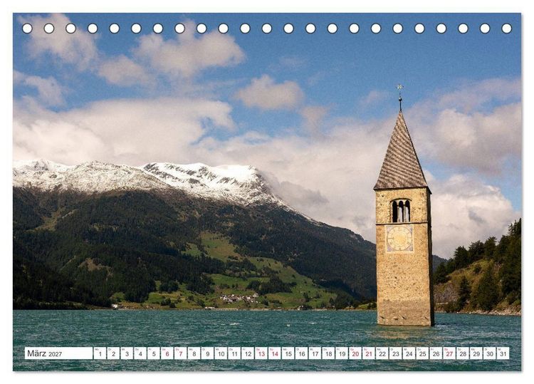Produktbild: Zauberhaftes S&uuml;dtirol (Tischkalender 2027 DIN A5 quer), CALVENDO Monatskalender