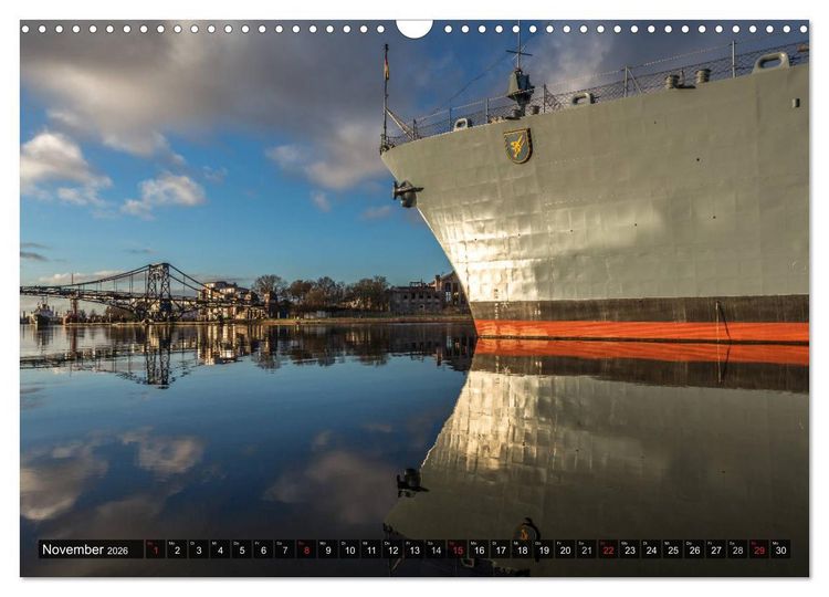 Produktbild: Wilhelmshaven maritim (Wandkalender 2026 DIN A3 quer), CALVENDO Monatskalender