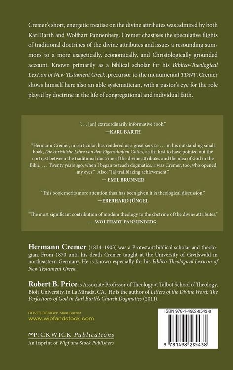 Produktbild: The Christian Doctrine of the Divine Attributes