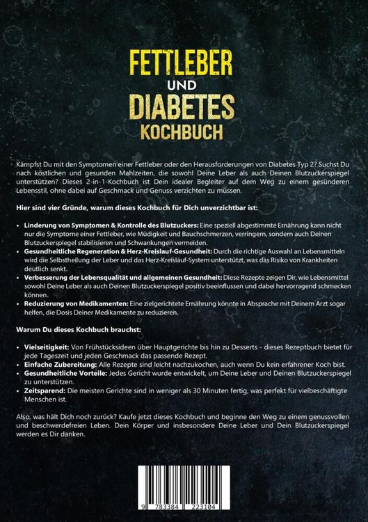 Produktbild: Fettleber und Diabetes Kochbuch