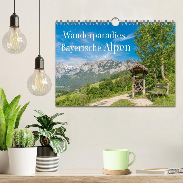 Produktbild: Wanderparadies Bayerische Alpen (Wandkalender 2026 DIN A4 quer), CALVENDO Monatskalender