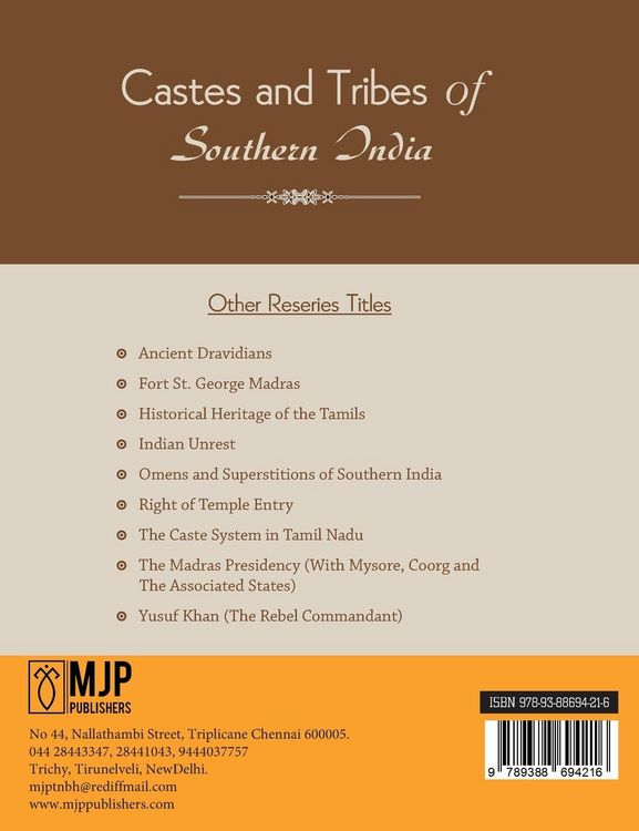 Produktbild: Castes and Tribes of Southern India Volume VI ( P to S)
