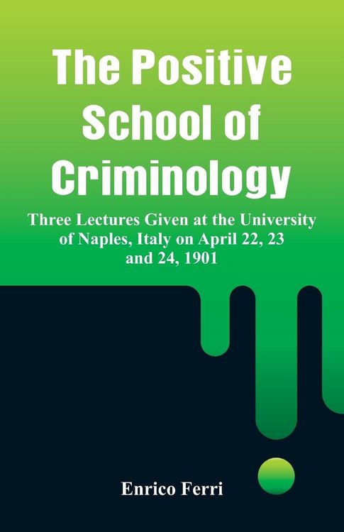 Produktbild: The Positive School of Criminology