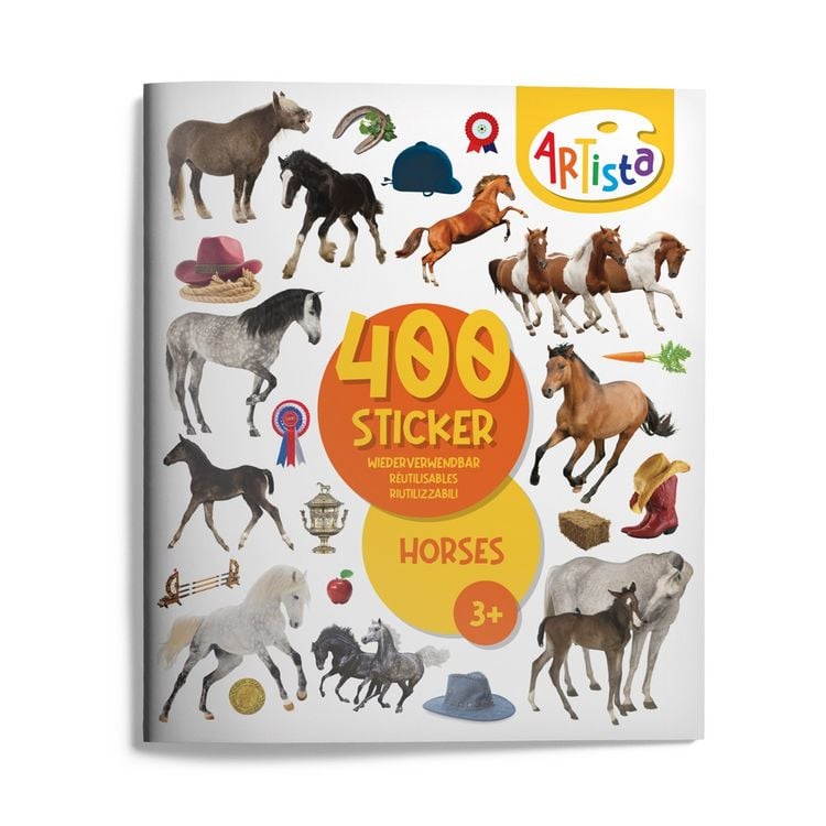 Produktbild: Artista - Stickerbuch Pferde