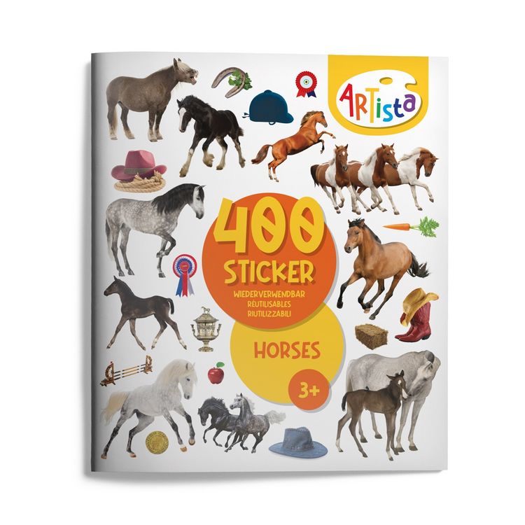 Produktbild: Artista - Stickerbuch Pferde