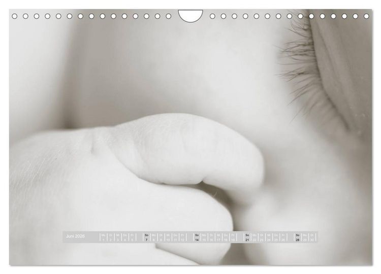 Produktbild: ...so winzig - Babykalender (Wandkalender 2026 DIN A4 quer), CALVENDO Monatskalender