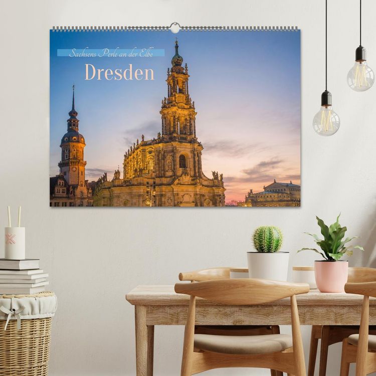 Produktbild: Dresden - Sachsens Perle an der Elbe (Wandkalender 2026 DIN A2 quer), CALVENDO Monatskalender