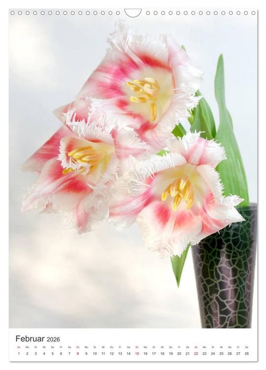 Produktbild: Verliebt in Blumen (Wandkalender 2026 DIN A3 hoch), CALVENDO Monatskalender