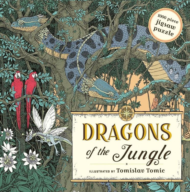 Produktbild: Dragons of the Jungle. 1000 Piece Puzzle
