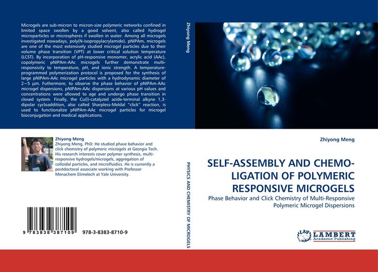 Produktbild: Self-Assembly and Chemo-Ligation Of Polymeric Responsive Microgels