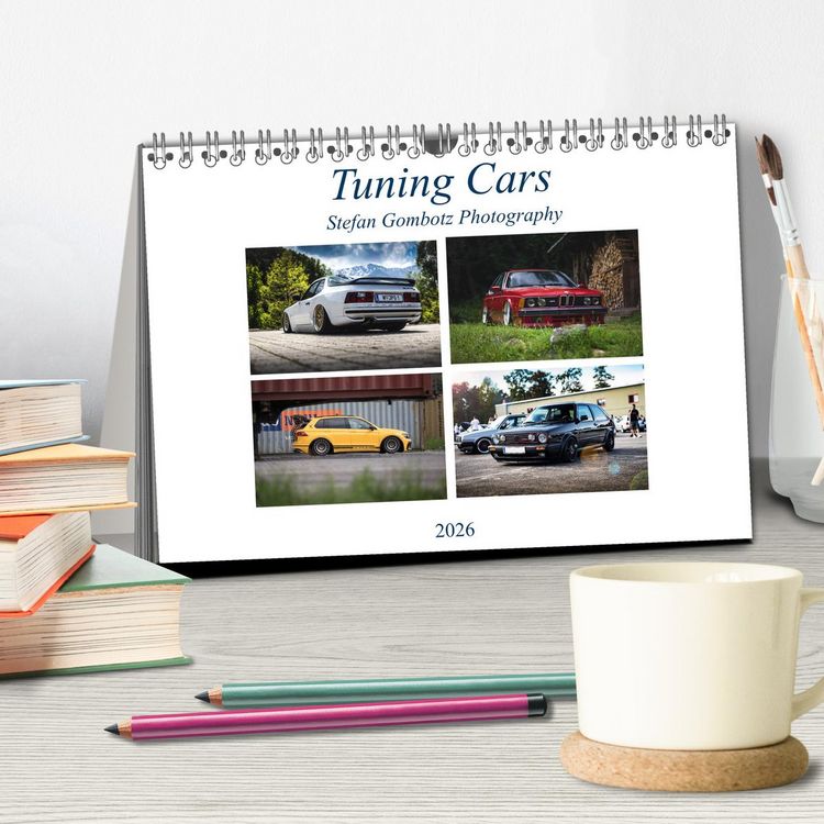 Produktbild: Tuning Cars (Tischkalender 2026 DIN A5 quer), CALVENDO Monatskalender