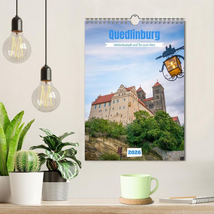 Produktbild: Quedlinburg - Welterbestadt und Tor zum Harz (Wandkalender 2026 DIN A4 hoch), CALVENDO Monatskalender
