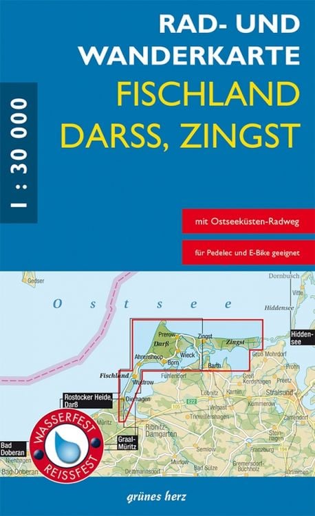 Produktbild: Rad- und Wanderkarte Fischland, Dar&szlig;, Zingst