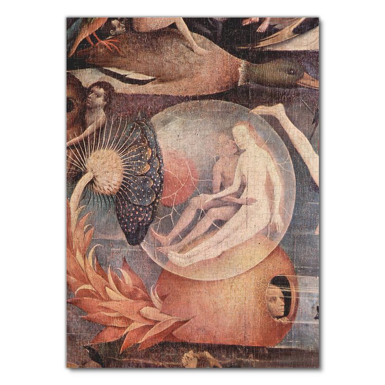 Produktbild: Lais Puzzle Hieronymus Bosch - Der Garten der L&uuml;ste, Mitteltafel: Der Garten der L&uuml;ste, Detail 500 Teile