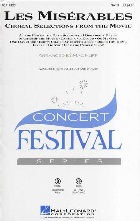 Produktbild: Les Mis&eacute;rables - Choral Selections From The Movie (SATB/Piano)