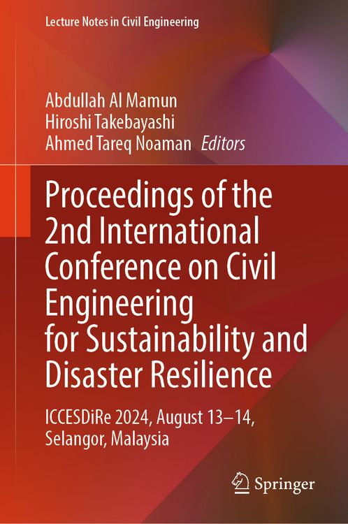 Produktbild: Proceedings of the 2nd International Conference on Civil Engineering for Sustainability and Disaster Resilience