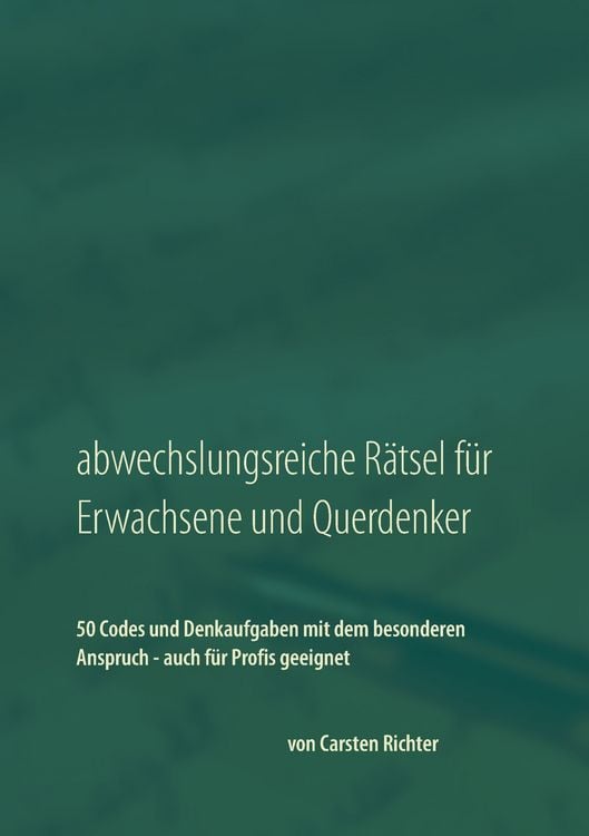 Produktbild: Abwechslungsreiche Rätsel für Erwachsene und Querdenker