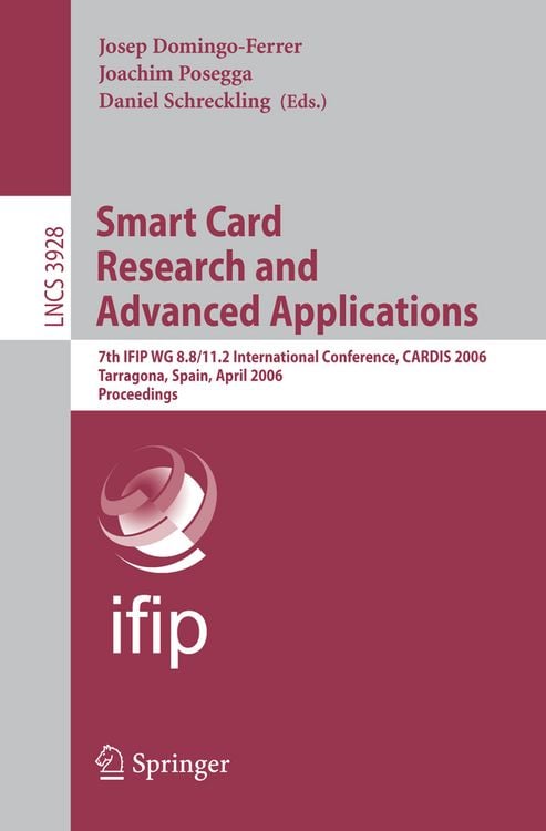Produktbild: Smart Card Research and Advanced Applications