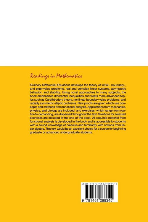 Produktbild: Ordinary Differential Equations