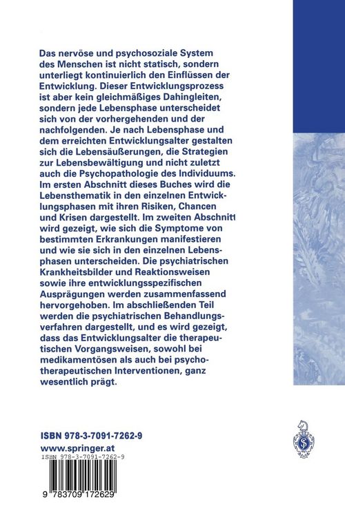 Produktbild: Psychiatrie der Lebensabschnitte