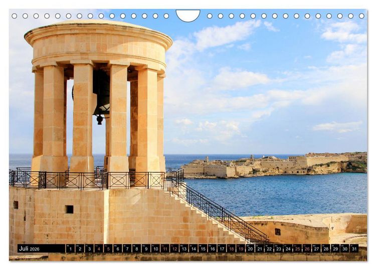 Produktbild: Malta - Juwel im Mittelmeer (Wandkalender 2026 DIN A4 quer), CALVENDO Monatskalender