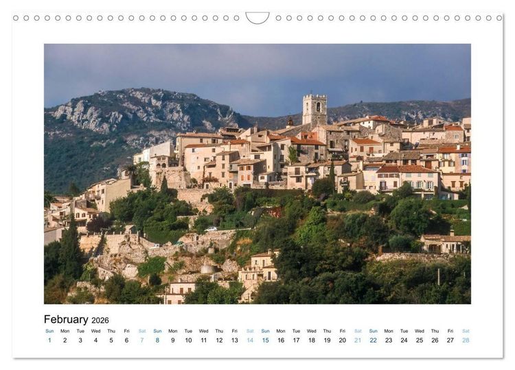 Produktbild: French Riviera The Light of the Blue Coast (Wall Calendar 2026 DIN A3 landscape), CALVENDO 12 Month Wall Calendar