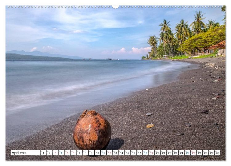 Produktbild: Java, Indonesische Insel im Feuerring (hochwertiger Premium Wandkalender 2026 DIN A2 quer), Kunstdruck in Hochglanz