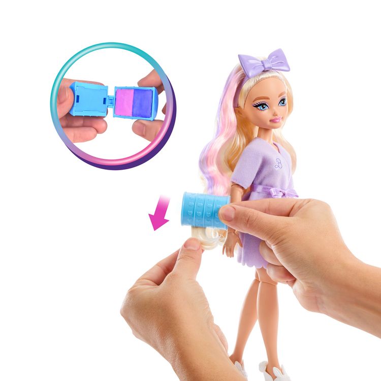 Produktbild: Barbie Dream Besties Malibu Get Ready With Me Haarspiel-Puppe
