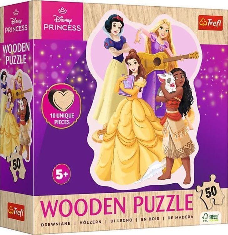 Produktbild: Holz Puzzle Junior 50 - Disney Princess