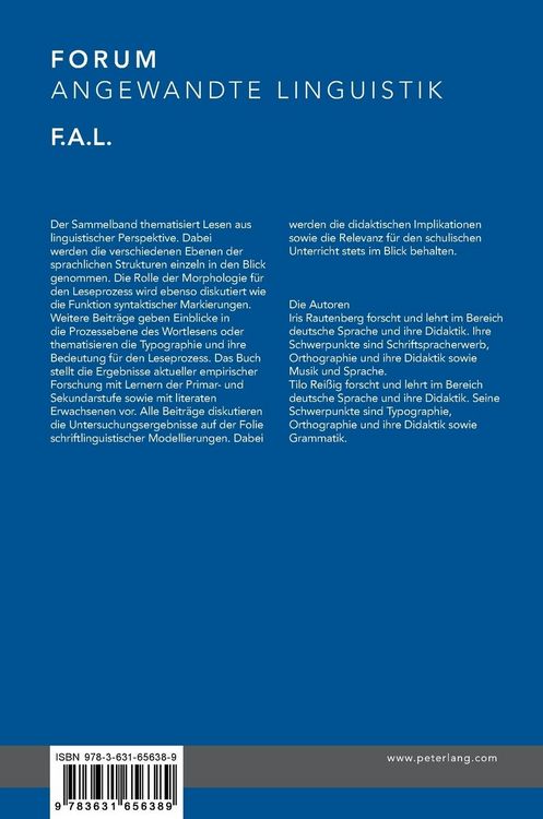 Produktbild: Lesen und Lesedidaktik aus linguistischer Perspektive