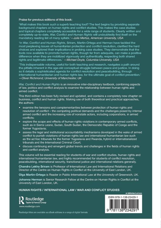 Produktbild: War, Conflict and Human Rights