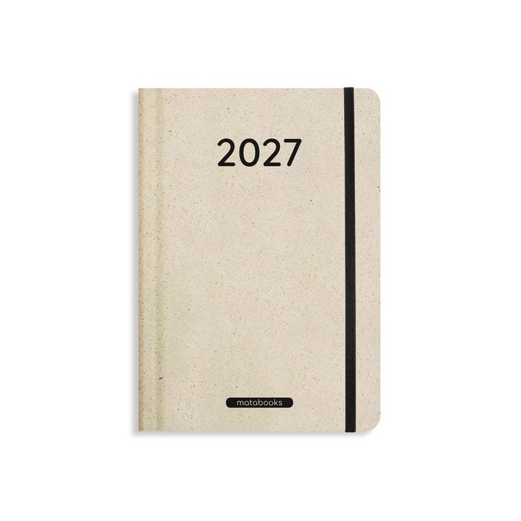 Produktbild: matabooks &ndash; A5 Kalender Samaya 2027 Farbe: Nature M (DE/EN)