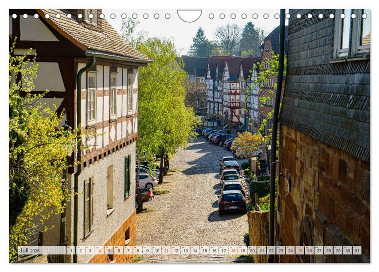 Produktbild: Frankenberg Hessen Impressionen (Wandkalender 2026 DIN A4 quer), CALVENDO Monatskalender