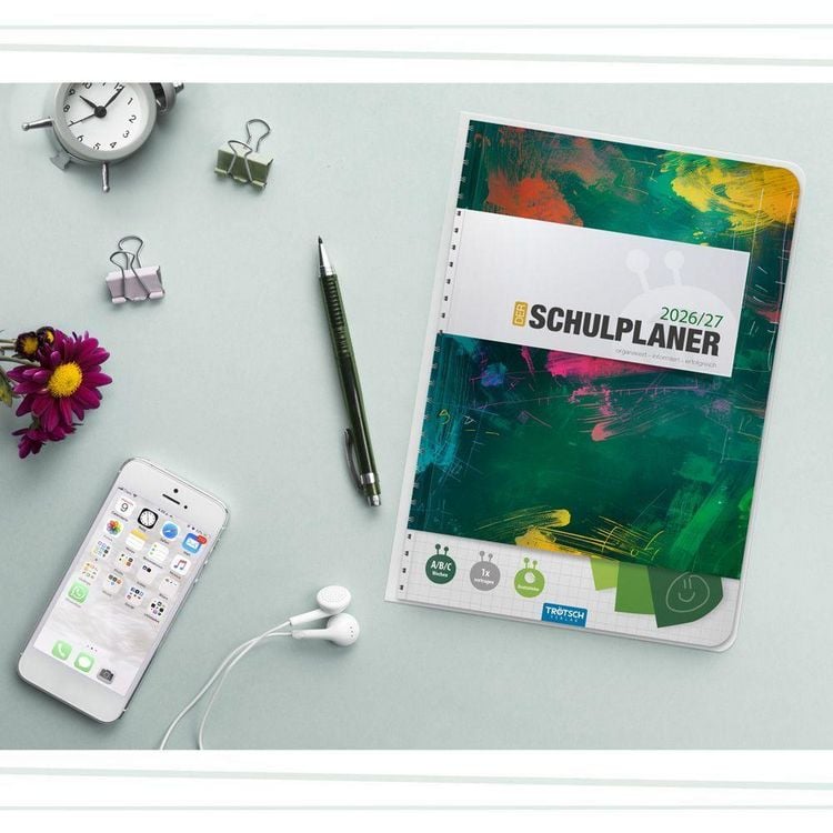 Produktbild: TR&Ouml;TSCH - Schulplaner Gr&uuml;n 26/27