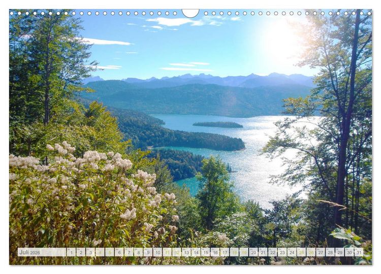 Produktbild: Wundersch&ouml;nes Oberbayern (Wandkalender 2026 DIN A3 quer), CALVENDO Monatskalender