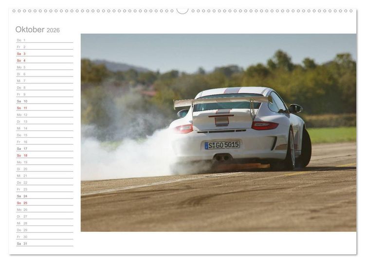 Produktbild: Porsche GT3RS 4,0 (Wandkalender 2026 DIN A2 quer), CALVENDO Monatskalender