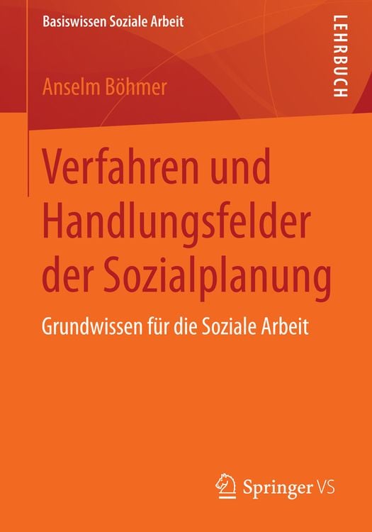 Produktbild: Verfahren und Handlungsfelder der Sozialplanung