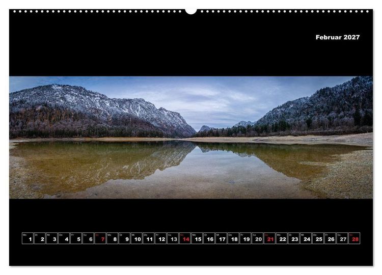 Produktbild: Weitblicke - Panoramen (Wandkalender 2027 DIN A2 quer), CALVENDO Monatskalender