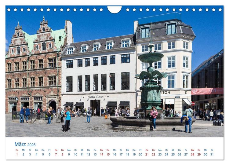 Produktbild: Sch&ouml;nes Kopenhagen (Wandkalender 2026 DIN A4 quer), CALVENDO Monatskalender
