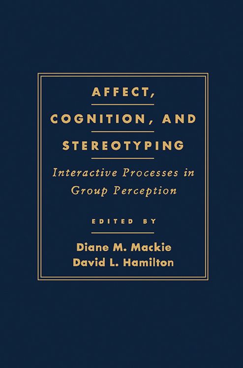 Produktbild: Affect, Cognition and Stereotyping
