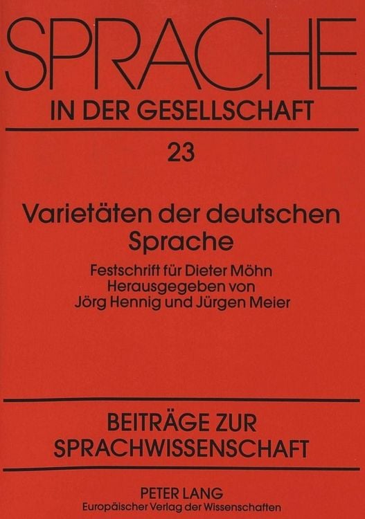 Produktbild: Variet&auml;ten der deutschen Sprache