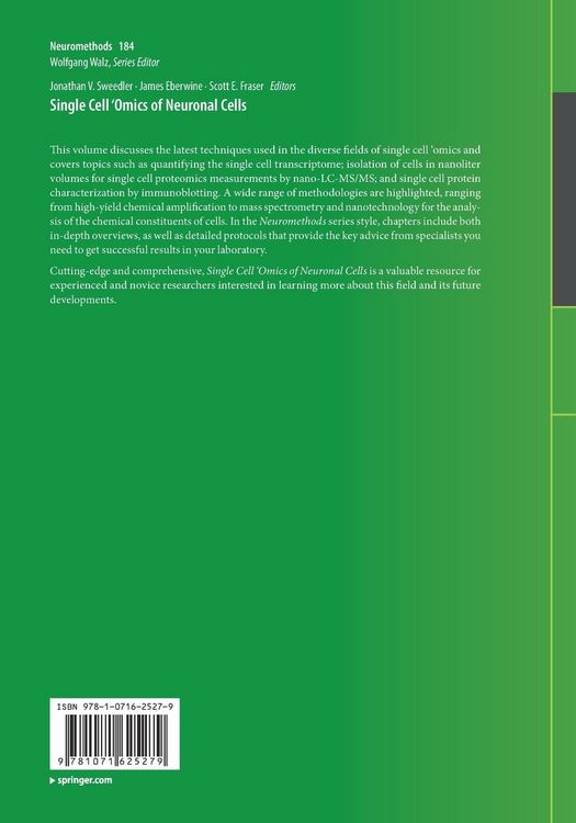 Produktbild: Single Cell &lsquo;Omics of Neuronal Cells