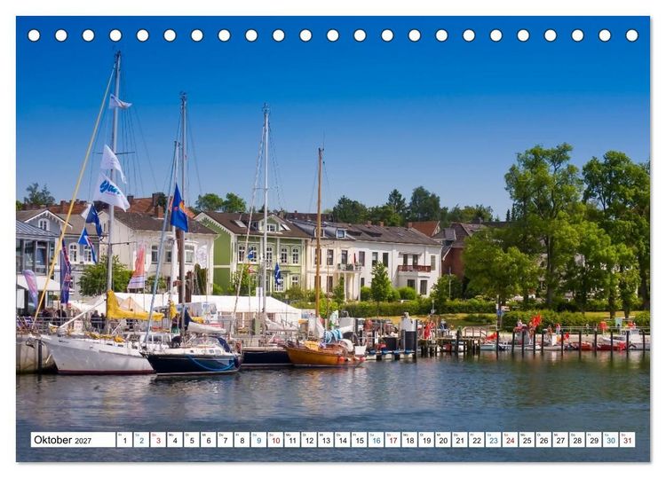 Produktbild: Die Ostseek&uuml;ste von Neustadt bis Travem&uuml;nde (Tischkalender 2027 DIN A5 quer), CALVENDO Monatskalender