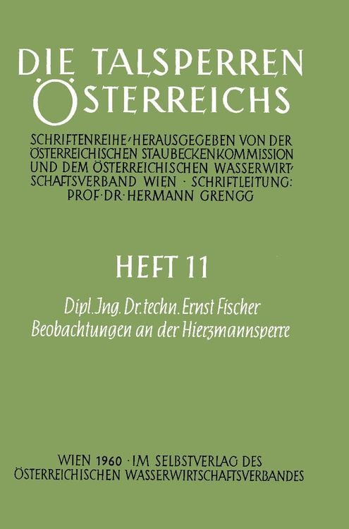 Produktbild: Beobachtungen an der Hirzmannsperre
