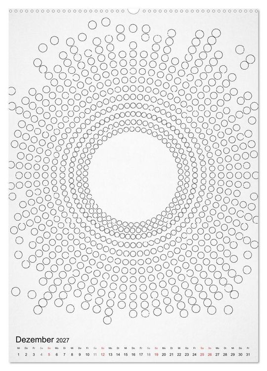 Produktbild: Geometric Graphik Art (Wandkalender 2027 DIN A2 hoch), CALVENDO Monatskalender