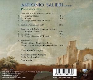 Produktbild: Salieri:Piano Concertos
