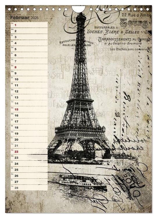 Produktbild: Vintage Welten (Wandkalender 2026 DIN A4 hoch), CALVENDO Monatskalender