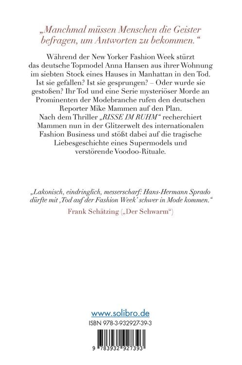 Produktbild: Tod auf der Fashion Week